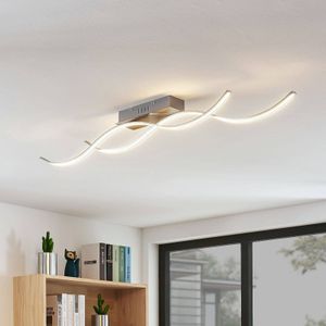 Lindby LED plafondlamp Safia in golfvorm met 2 lampjes