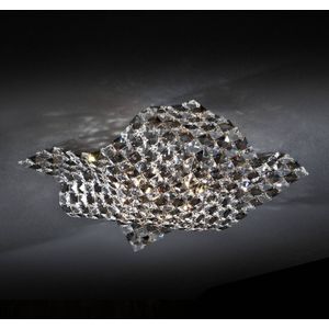 Schuller Valencia Wand- en plafondlamp Saten, kristal, 41 cm
