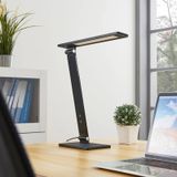 Lucande Salome - dimbare LED bureaulamp, zwart