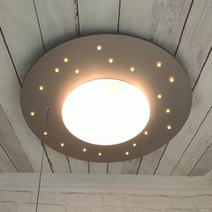 Niermann Standby Plafondlamp Starlight met sterrenhemel, zilver