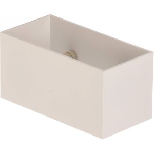 Euluna Elestren wandlamp, hoekig, wit