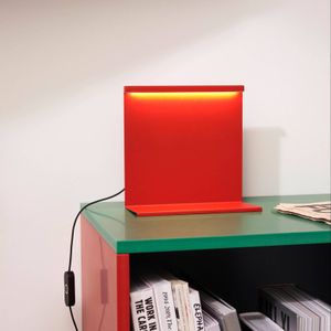 HAY LBM LED tafellamp met dimmer tomatenrood