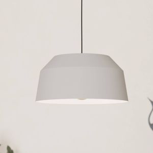 EGLO Contrisa hanglamp in grijs, 1-lamp, Ø 38 cm