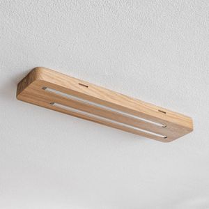 Spot-Light Neele - LED plafondlamp met eikenhout
