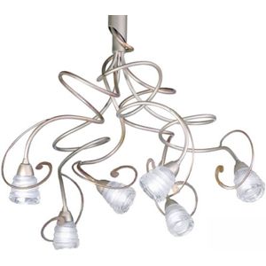 Masca Sierlijke hanglamp Medusa, 6-lichts