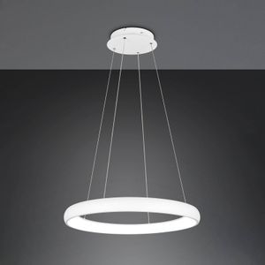 Trio Lighting Hanglamp Cardona, Ø 75 cm, wit, CCT, metaal