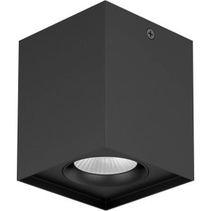EVN Kardanus LED plafondlamp, 9x9cm, zwart