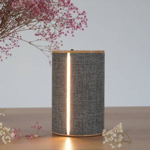 LOOM DESIGN Silo 2 sfeerlamp, Bluetooth speaker, grijs