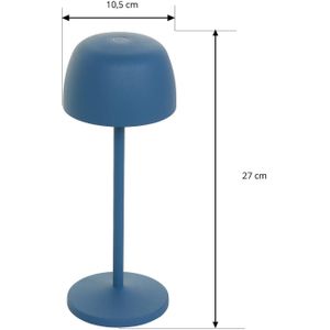 Lindby LED tafellamp Arietty, geel/blauw/roze set van 3