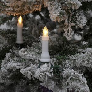 Konstsmide Christmas LED lichtketting top-peertjes IP44 amber 25-lamps