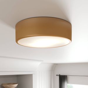 TEMAR LIGHTING Cleo plafondlamp, Ø 30 cm, IP20, goudkleurig, metaal, E27