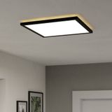 EGLO - Rovito-Z - Smart Home Plafondlamp - Zwart - IP44 - Dimbaar