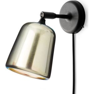 New Works Material Original wandlamp, staal geel