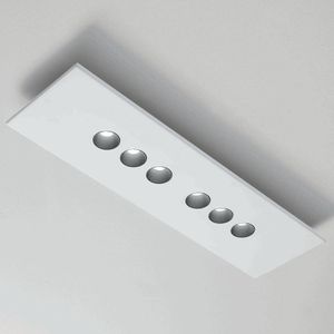 ICONE LED plafondlamp, rechthoekig, wit