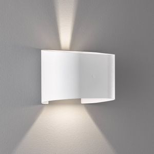 FISCHER & HONSEL LED wandlamp Wall, 2-lamps, rond, wit