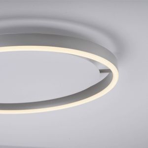 JUST LIGHT. LED plafondlamp Ritus, Ø 39,3cm, aluminium