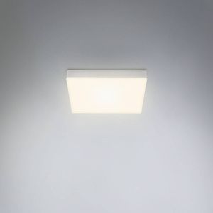 Briloner Flame LED plafondlamp, 21,2 x 21,2 cm, zilver