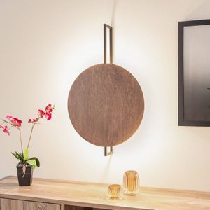 Nowodvorski Lighting Sunset B wandlamp van hout