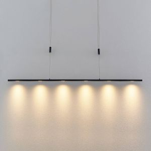 Lucande Stakato LED hanglamp 6-lamps 140 cm lang