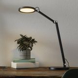 Fabas Luce LED bureaulamp Regina met dimmer, zwart