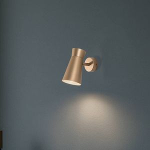 Meibeileil Vintage Bloemen Wandlamp Binnen, Wit Geschilderde Gouden Barsten Voet Wandlamp Binnen, Glazen Lampenkap Bedlamp Muur, Keramische Roos Plafond Wandlamp voor Gang, Slaapkamer, 2 Hoofden