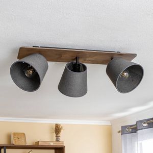 Nowodvorski Lighting Awinion plafondlamp, 3-lamps, bruin