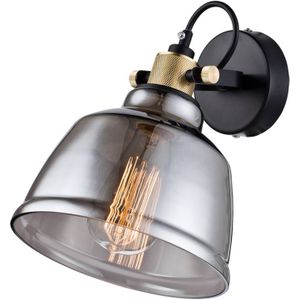 Maytoni Lampenkap uit rookglas - wandlamp Irving