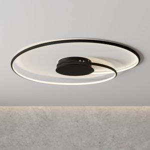 Lindby plafondlamp Joline, zwart, 70 cm, metaal