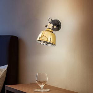 Nowodvorski Lighting Wandlamp Amalfi met gemetalliseerd glas, goud