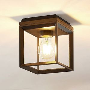 Cayla - Kooivormige Plafondlamp - Zwart - Aluminium