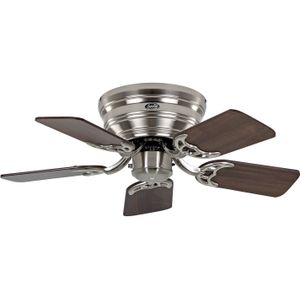 CasaFan Classic Flat III ventilator, geborsteld chroom 75 cm