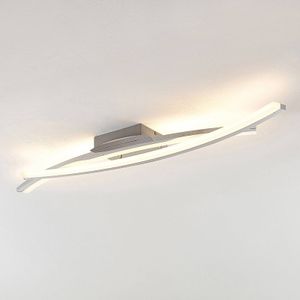 Lindby Elarit LED plafondlamp, verchroomd
