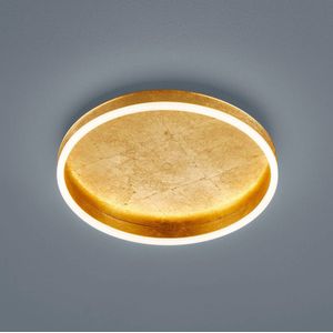 Helestra Sona LED plafondlamp dimbaar Ø40cm goud