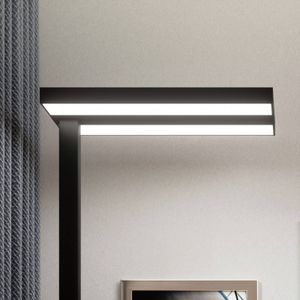 Arcchio LED vloerlamp Logan Basic, 6000 lm, dimbaar, zwart