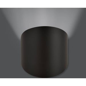 Euluna Plafondlamp Form 3, zwart, 20,5 x 22,5 cm