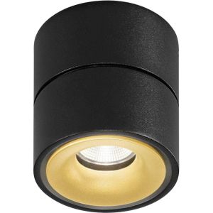 Egger Licht Egger Clippo S LED plafondspot, zwart-goud