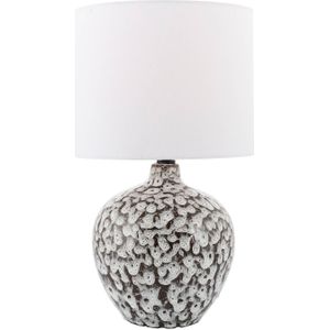 Lindby Thalassia tafellamp keramiek-patroon Ø26cm