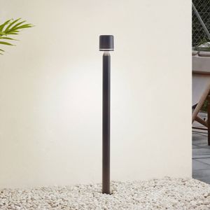 Lindby LED tuinpadverlichting Amila, zwart, aluminium, IP54