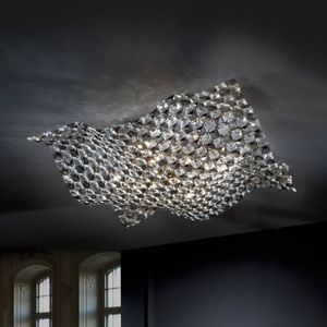 Schuller Valencia Plafondlamp Saten van kristal, 56 cm