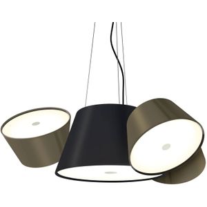 MARSET Tam Tam Mini hanglamp zwart/bruingrijs