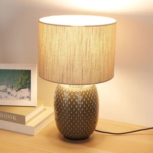 Pauleen Pretty Classy - Tafellamp - E27 - 60W - Grijs - Zand -