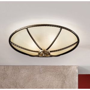 ORION Crèmekleurige plafondlamp Galina, 42 cm