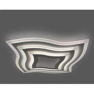 FISCHER & HONSEL LED plafondlamp Gorden, gebogen, CCT, 60 cm