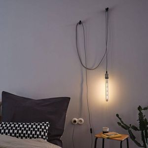 Paulmann Neordic Eldar hanglamp met stekker grijs