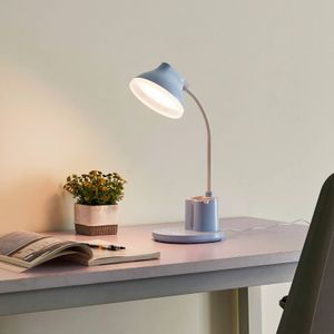 Lindby LED tafellamp Zephyra, blauw, CCT, dimbaar
