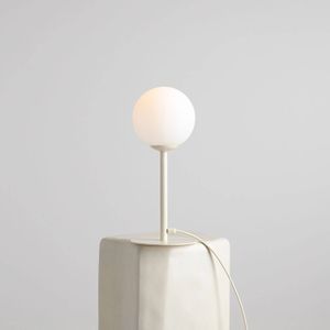 ALDEX Tafellamp Joel, opaal/crème, 1-lamp