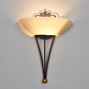 Smaakvolle wandlamp Master met versiering