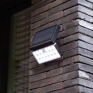 LUTEC connect LED buitenwandlamp op zonne-energie Tuda, 18 cm