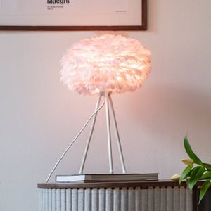 UMAGE Eos mini tafellamp roze tripod wit