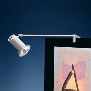 SIS-Licht Standard clip-on spot GRIP, zilver